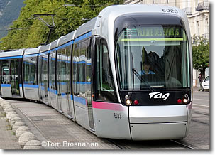Tram in Grenoble, France