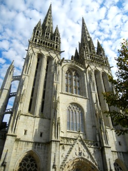 Quimper Cathedral St-Corentin, France