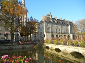 View across the Odet, Quimper, France