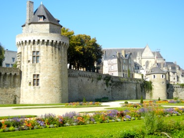 Ramparts and gardens, Vannes, France