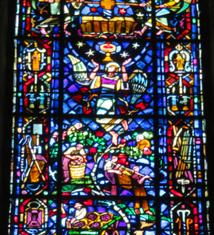 Stained glass, Reims cathedral
