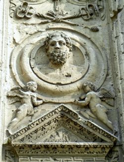 Detail, Mars Gate, Reims, France
