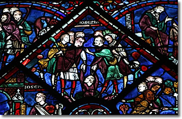 Stained Glass, Chartres, France