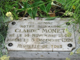 Monet's grave, Giverny, France