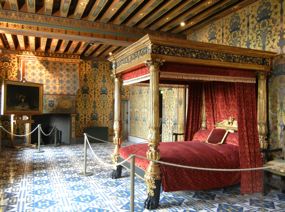 King's bedchamber, Blois, France