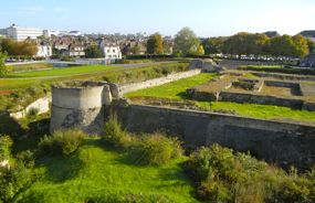 Excavations of the Keep, Château de Caen, France