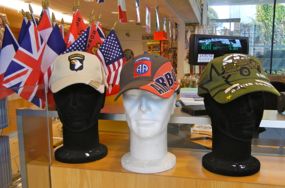 Hats, Airborne Museum, Ste-Mere-Eglise, France