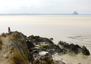 View of Bay of Mont St-Michel
