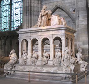 Tomb of Louis Xii and Anne de Bretagne, St Denis, France