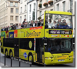 L'Open Tour bus, Paris, France