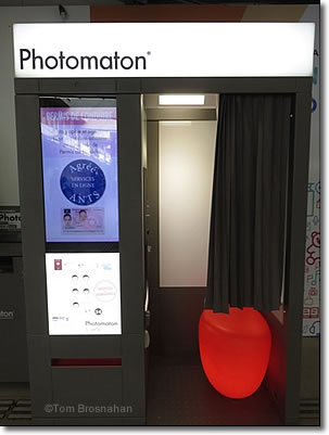 Photomaton Booth in Paris Train Station