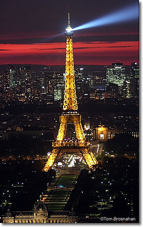 Paris at night! What a thrill!