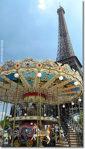 Eiffel Tower & Carrousel, Paris, France