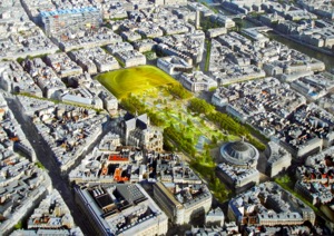 The plan for Les Halles, Paris