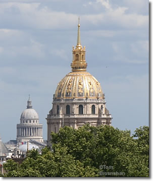 Gilded dome of Hôtel des Invalides, Paris, France