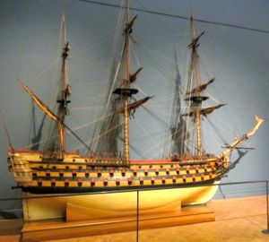 Ship model, Musee de la Marine, Paris