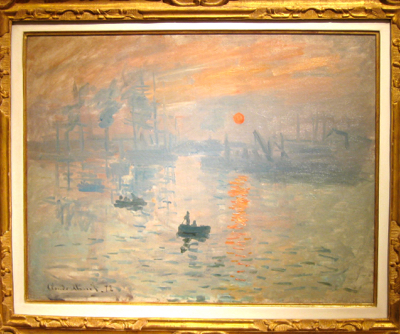 Impression Sunrise, Monet, Paris