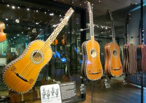 Historic guitars, Musée de la Musique, Paris