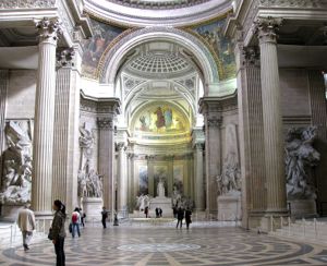 Interior of Pantheon, Paris
