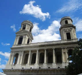 Towers of St-Sulpice Church, Paris