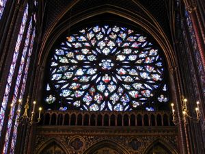 Ste-Chapelle, Rose window, Paris