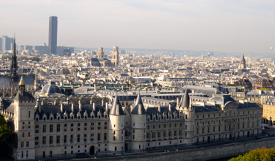 View from the Tour Saint-Jacques, Paris