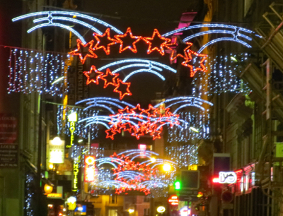 Christmas lights, Rue de Caumartin