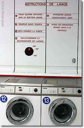 Paris Laundromat Instructions