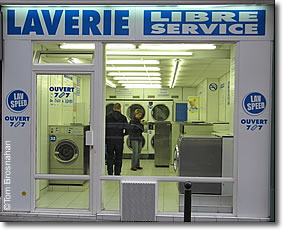 Self-Service Laundromat (Laverie Libre-Service), Paris, France