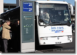 Air France Bus, Charles de Gaulle Airport, Paris, France