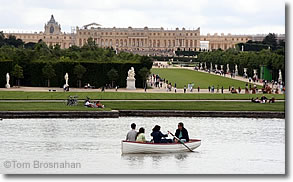 Boating on the Grand Canal, Chateau de Versailles, France