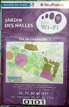 Wifi Sign, Paris, France