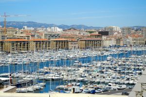 Boats in the Vieux Port, Marseille, France