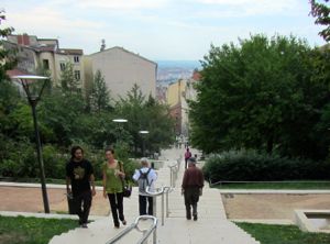 Walking from Croix-Rousse, Lyon, France