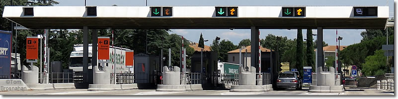 Highway Toll Booths in France