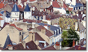 Rooftops of Dijon, Burgundy, France