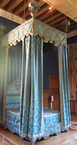 king's bed, Azay-le-Rideau, France